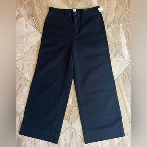 Gap high rise wide leg crop jeans